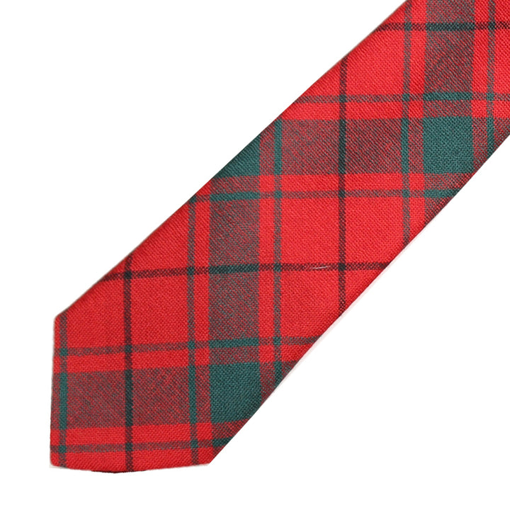 Men's Tartan Tie - MacDonald Lord of the Isles Red Modern