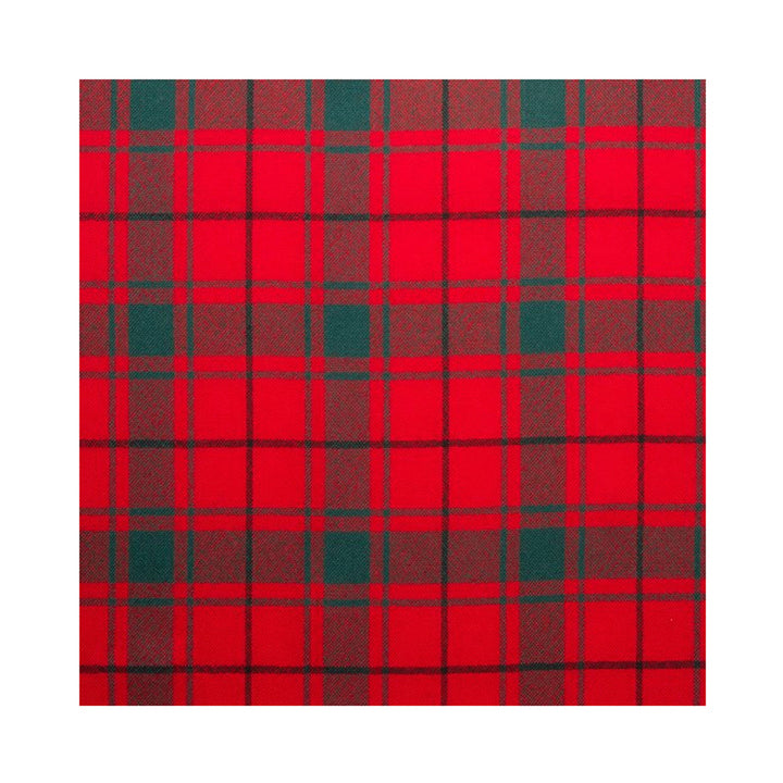 Tartan Pocket Square - MacDonald Lord of the Isles Red Modern