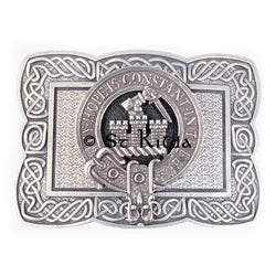 Clan Crest Belt Buckle - MacDonald of Clan Ranald