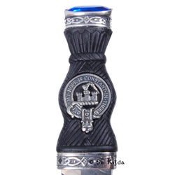 Clan Crest Sgian Dubh - MacDonald of Clan Ranald