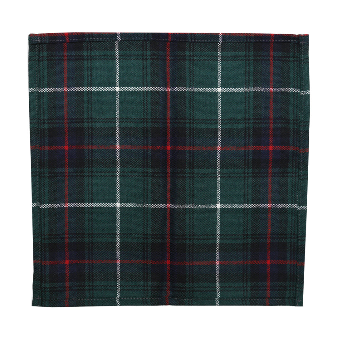 Tartan Pocket Square - MacDonald of the Isles Green Modern