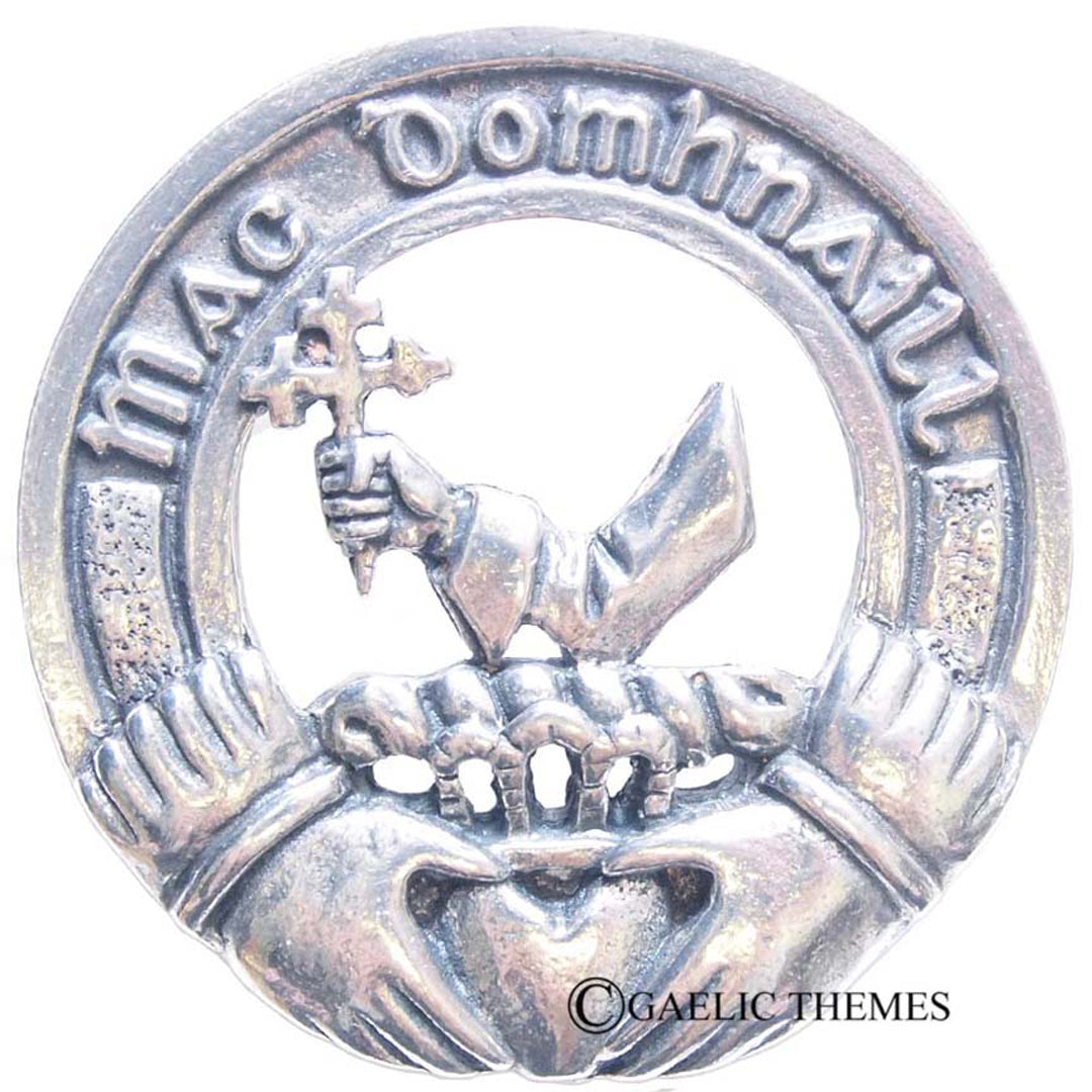 Clan Crest Cap Badge - MacDonnell
