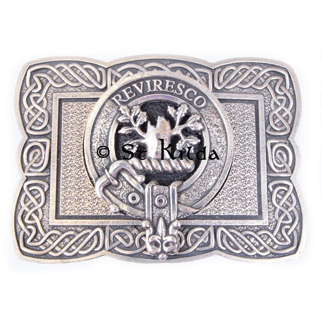 Clan Crest Belt Buckle - MacEwan