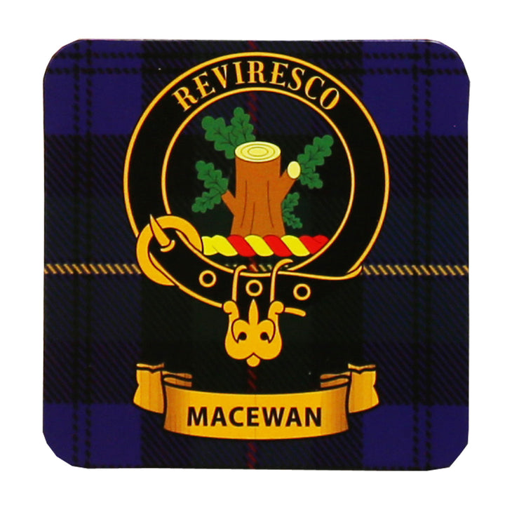 Clan Crest Drink Coaster - MacEwan