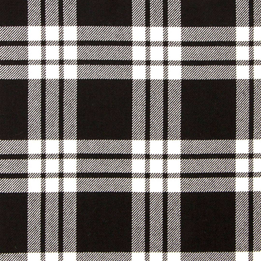 MacFarlane Black and White Tartan