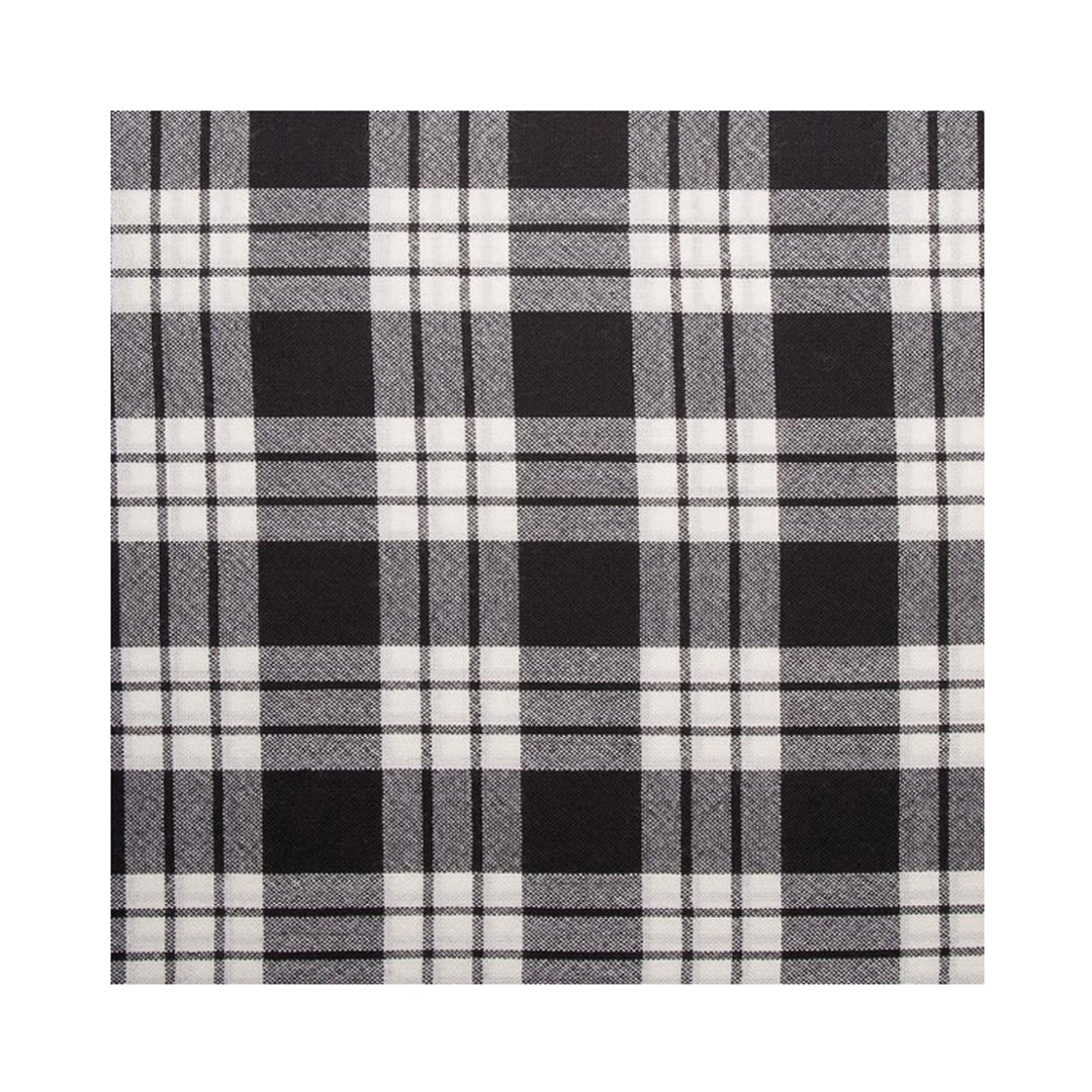 Tartan County Cap - MacFarlane Black and White