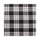 Tartan County Cap - MacFarlane Black and White