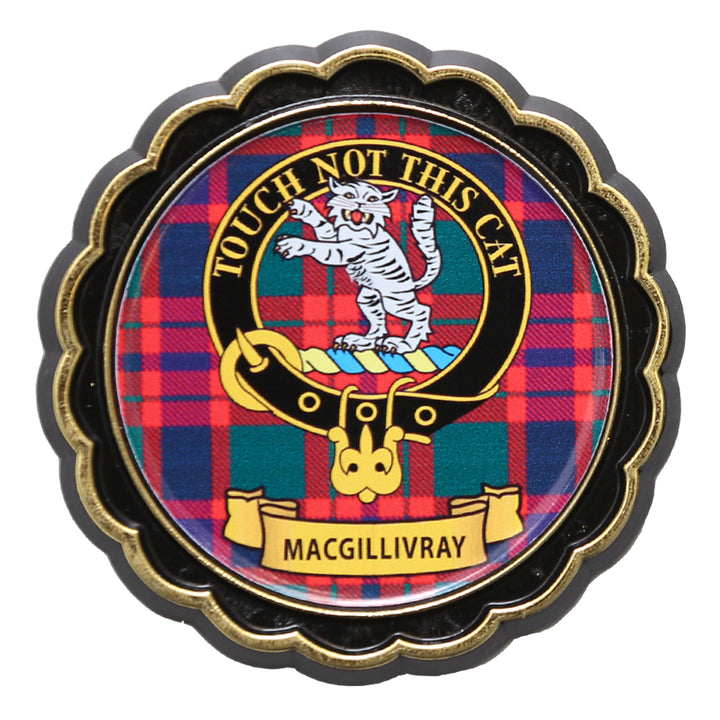 Clan Crest Fridge Magnet - MacGillivray