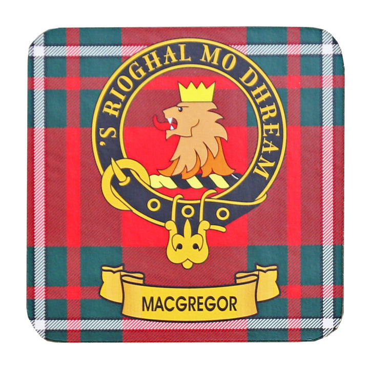 Clan Crest Drink Coaster - MacGregor