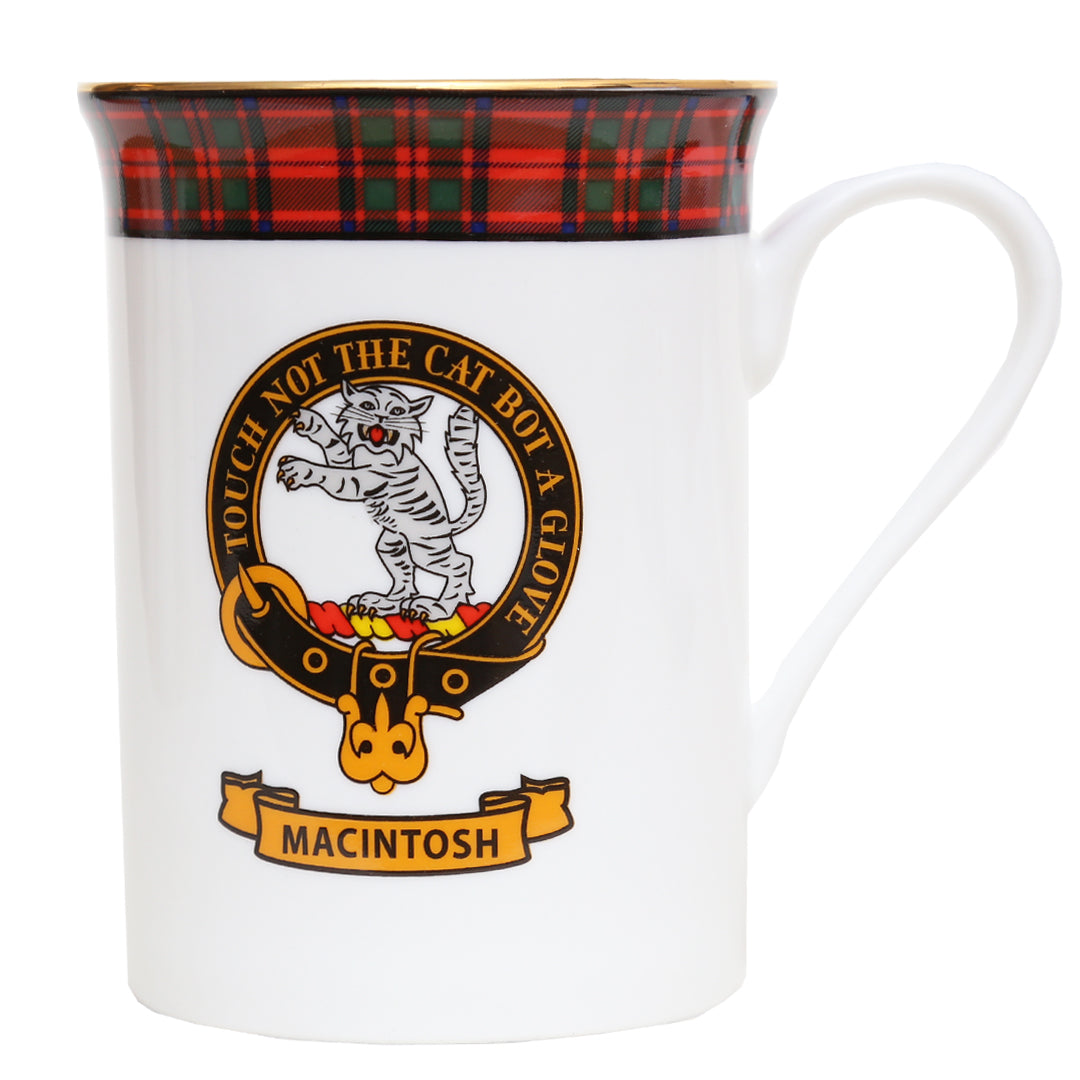 Clan Crest China Mug - MacIntosh