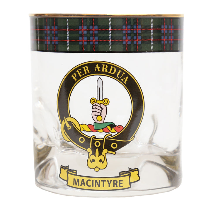 Clan Crest Whisky Glass - MacIntyre