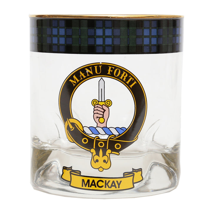 Clan Crest Whisky Glass - MacKay