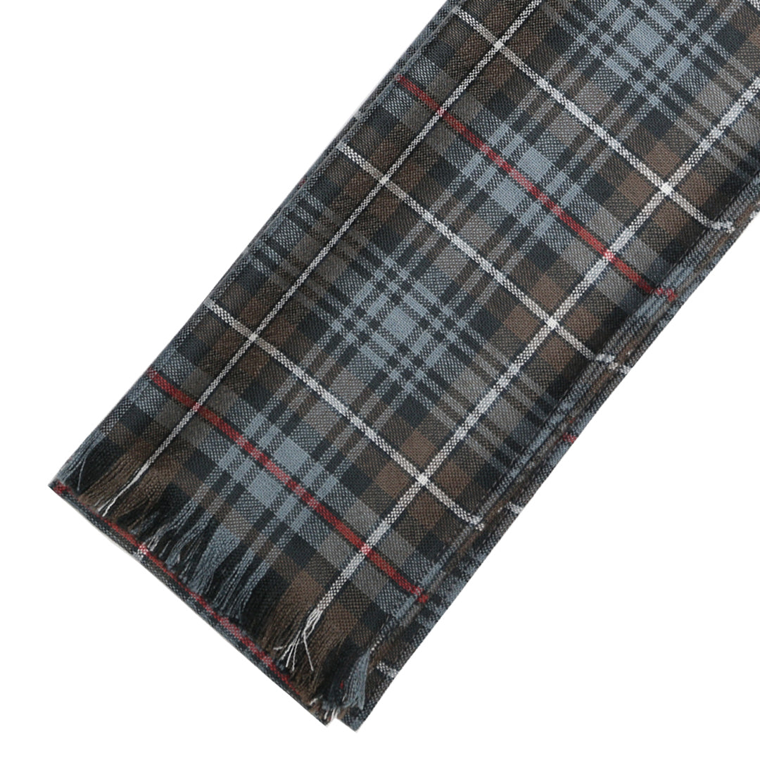 Fine Weight Tartan Scarf - MacKenzie Weathered
