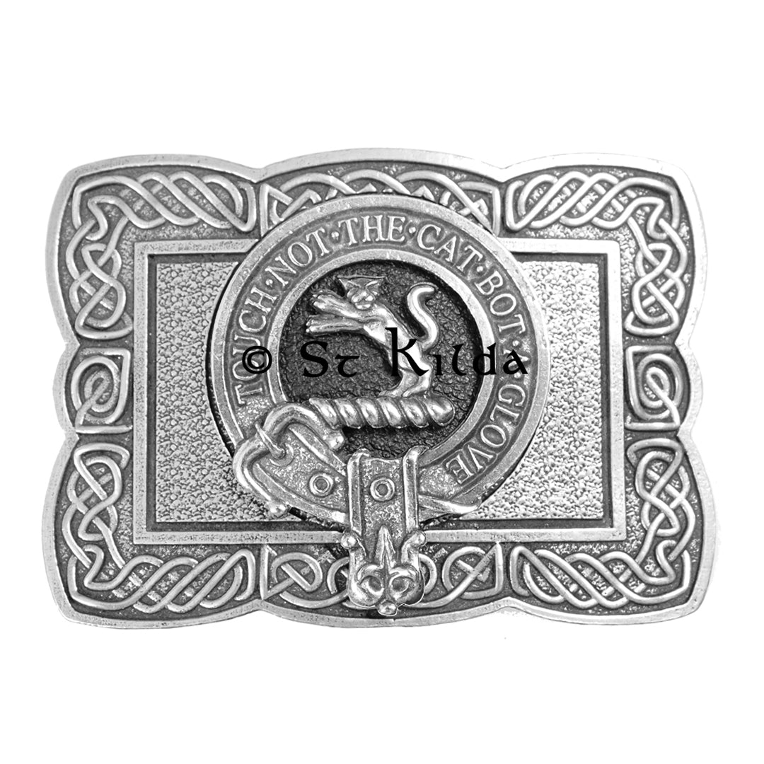 Clan Crest Belt Buckle - MacKintosh