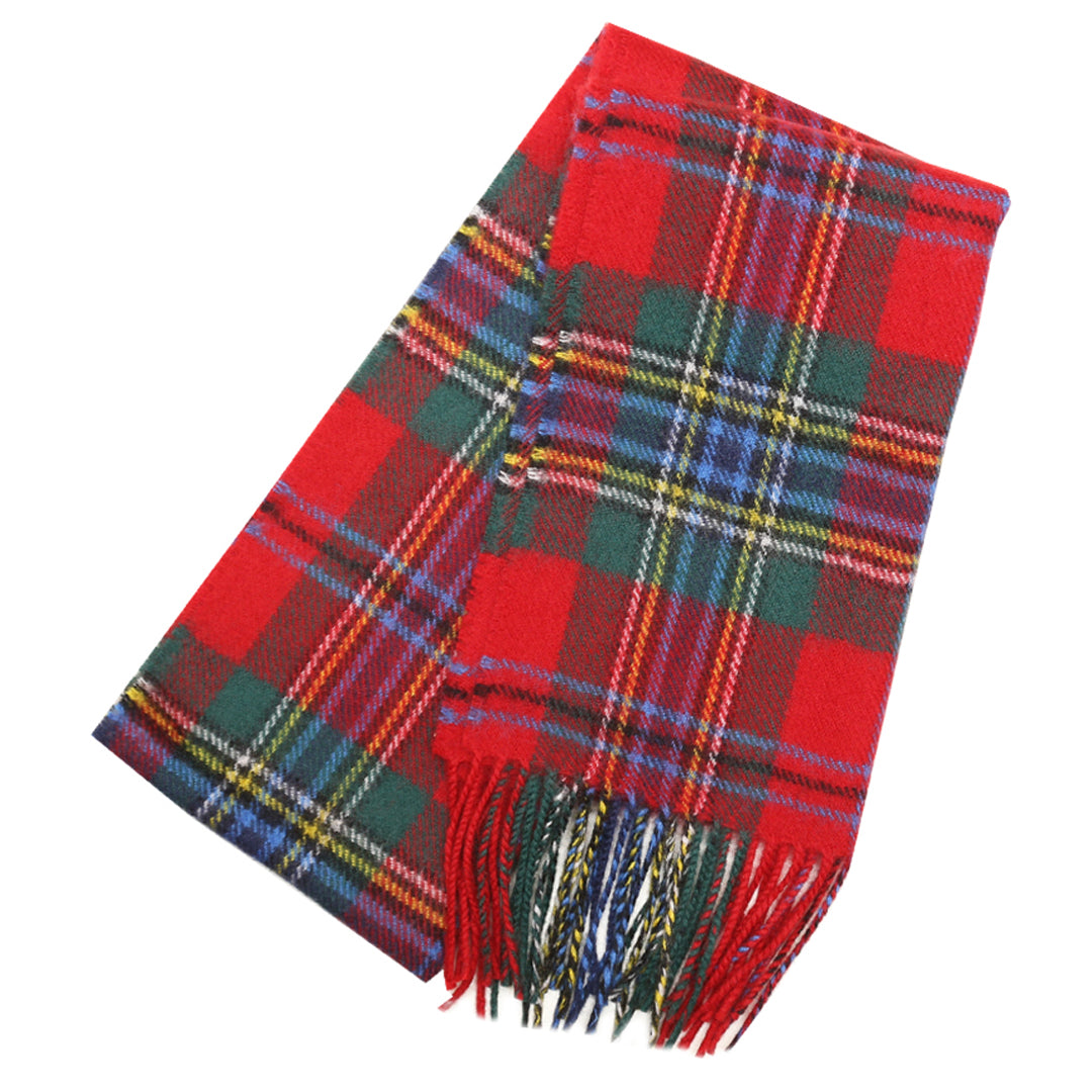 Lambswool Tartan Scarf - MacLean of Duart Modern