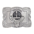 Clan Crest Belt Buckle - MacLellan