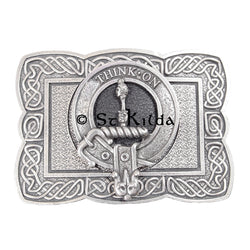 Clan Crest Belt Buckle - MacLellan