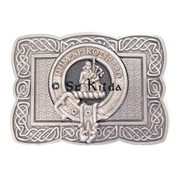 Clan Crest Belt Buckle - MacLennan