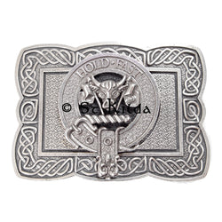 Clan Crest Belt Buckle - MacLeod