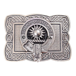 Clan Crest Belt Buckle - MacLeod of Lewis