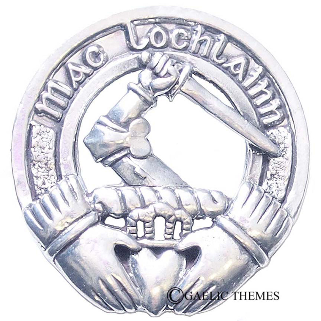 Clan Crest Cap Badge - MacLoughlin