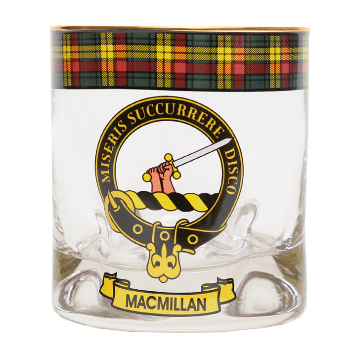 Clan Crest Whisky Glass - MacMillan