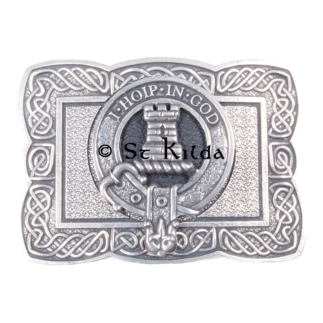Clan Crest Belt Buckle - MacNaughton