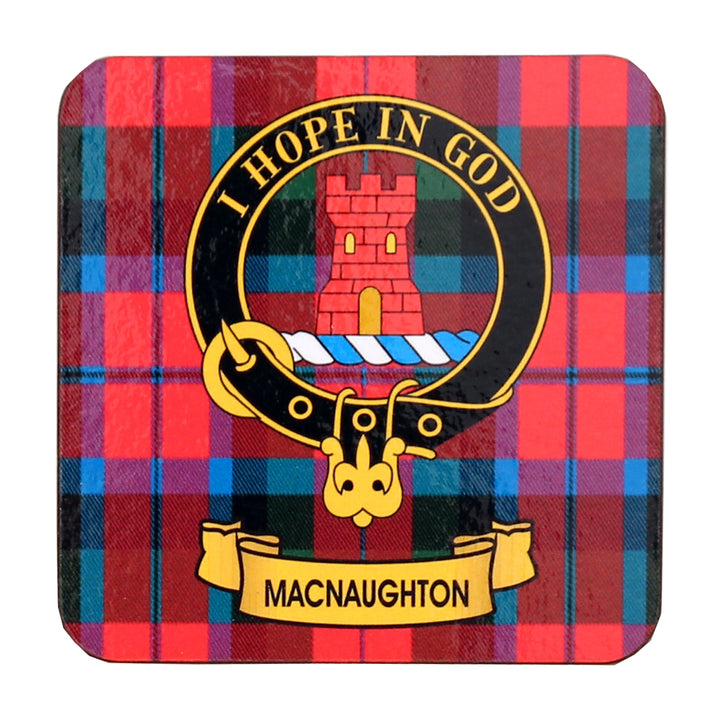 Clan Crest Drink Coaster - MacNaughton