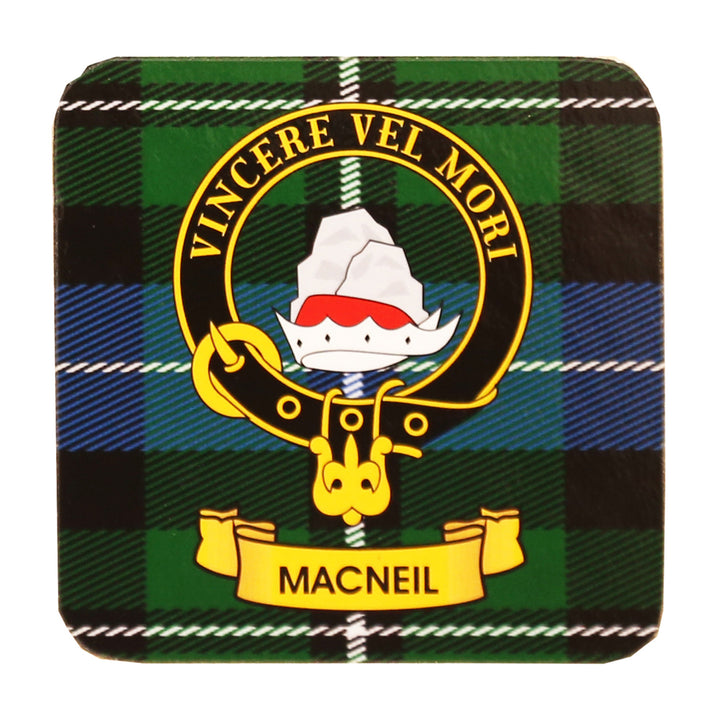 Clan Crest Drink Coaster - MacNeil