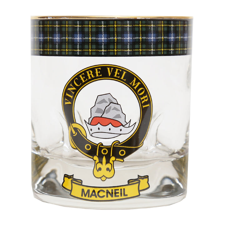 Clan Crest Whisky Glass - MacNeil