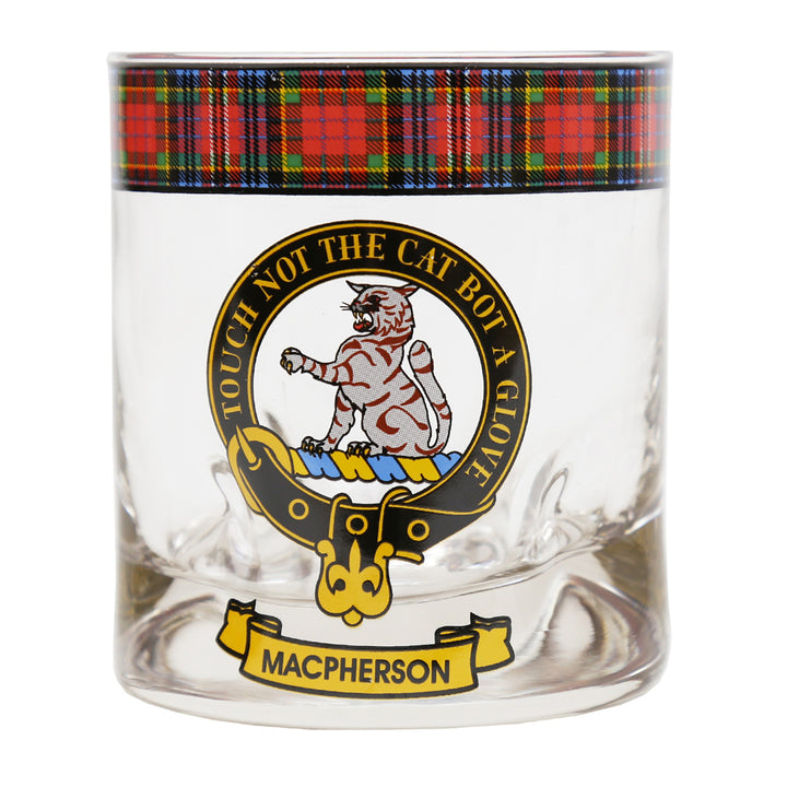 Clan Crest Whisky Glass - MacPherson