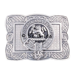 Clan Crest Belt Buckle - MacQueen