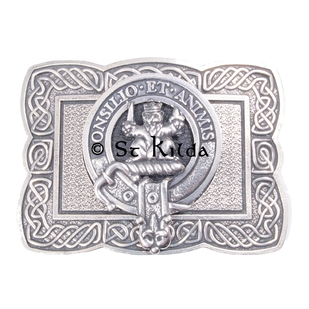 Clan Crest Belt Buckle - Maitland