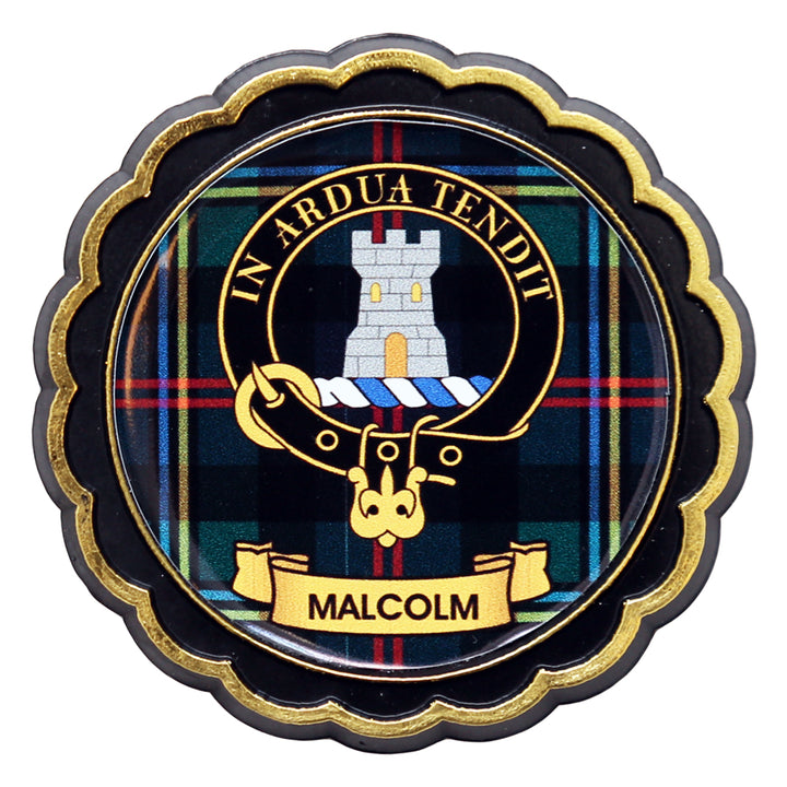 Clan Crest Fridge Magnet - Malcolm