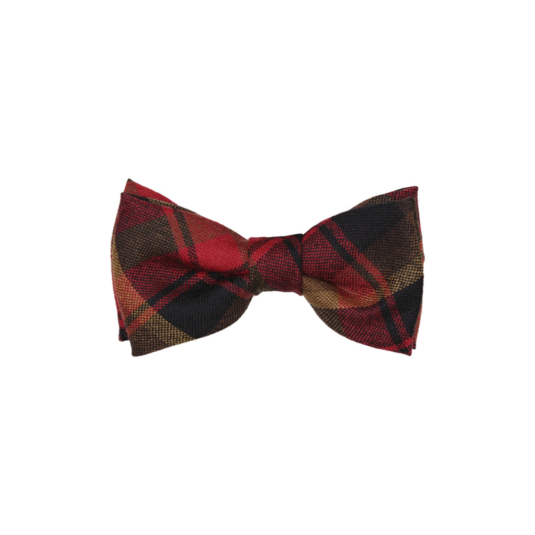 Boy's Tartan Bow Tie - Maple Leaf Canadian