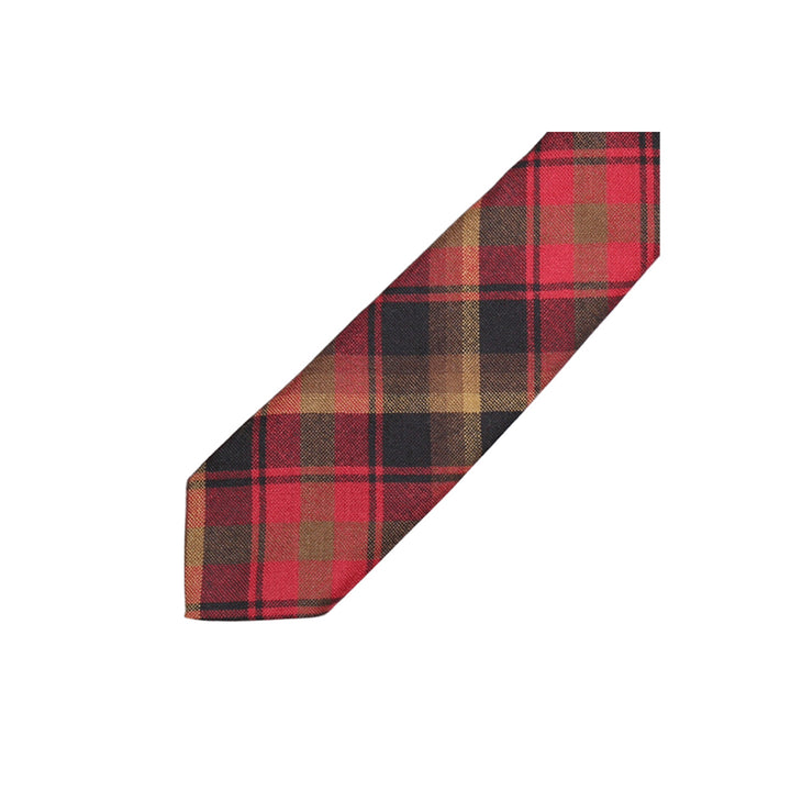 Boy's Tartan Tie - Maple Leaf Canadian