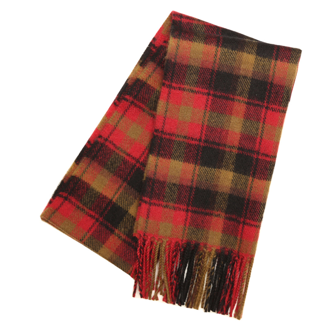 Lambswool Tartan Scarf - Maple Leaf Canadian
