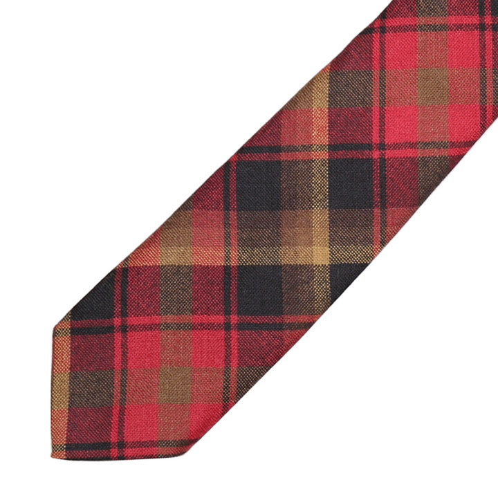Men's Tartan Tie - Maple Leaf Canadian
