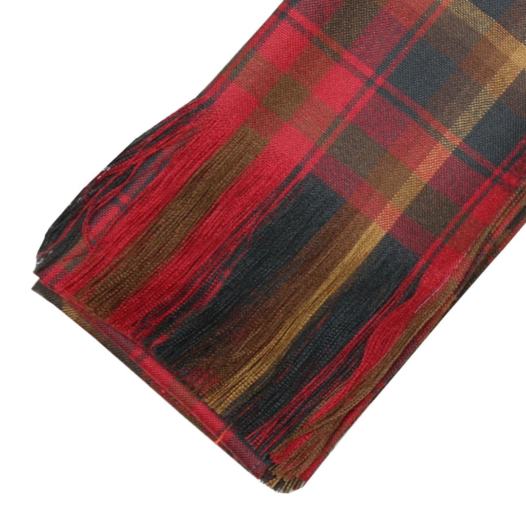 Tartan Sash - Maple Leaf Canadian
