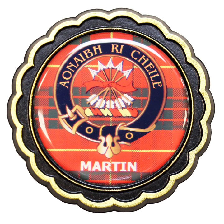 Clan Crest Fridge Magnet - Martin