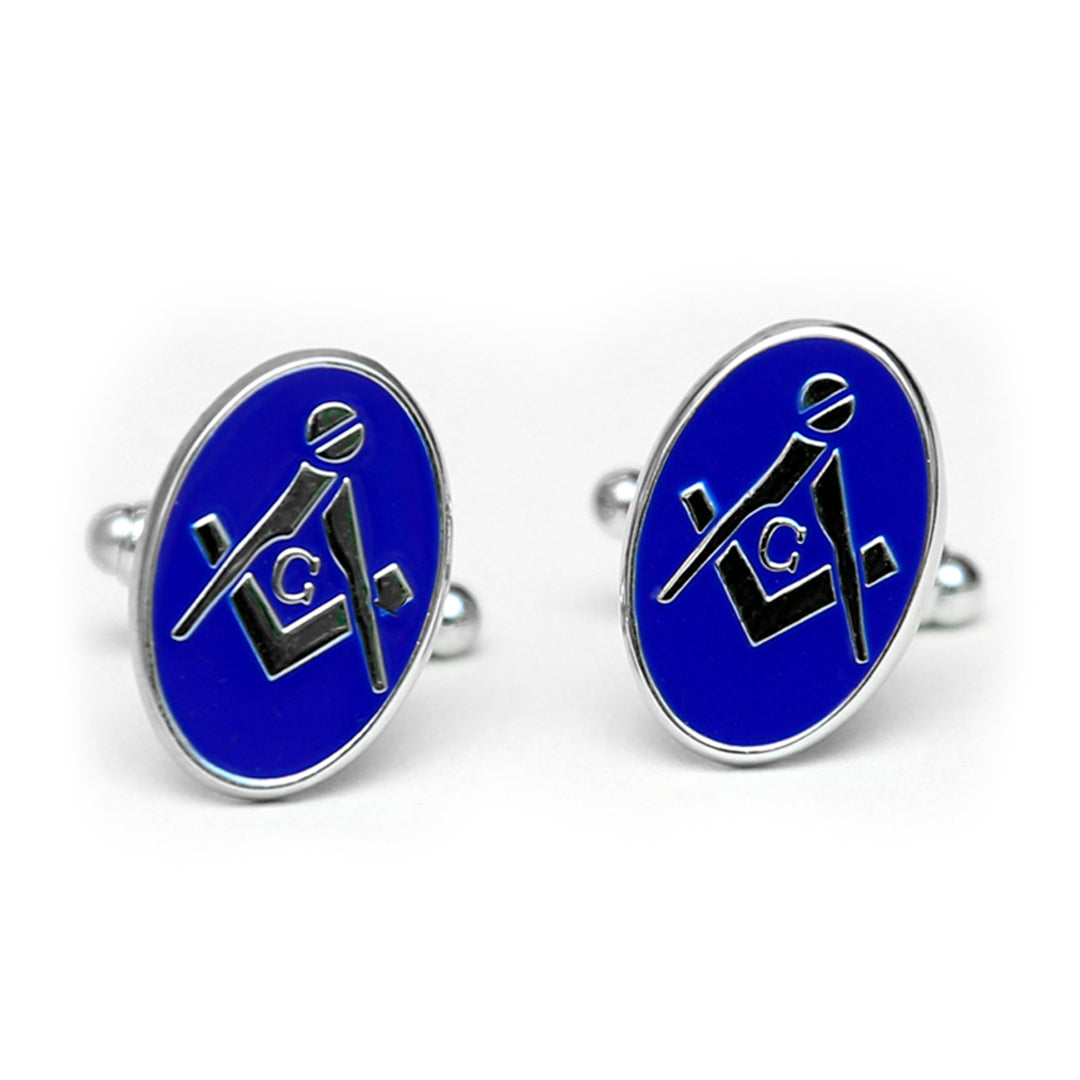 Masonic Cufflinks (Chrome)