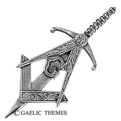 Clan Crest Kilt Pin - Masonic