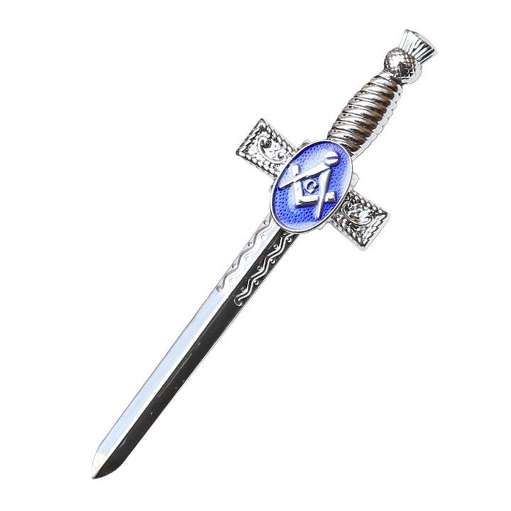 Masonic Thistle Kilt Pin (Chrome)