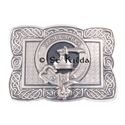 Clan Crest Belt Buckle - Matheson