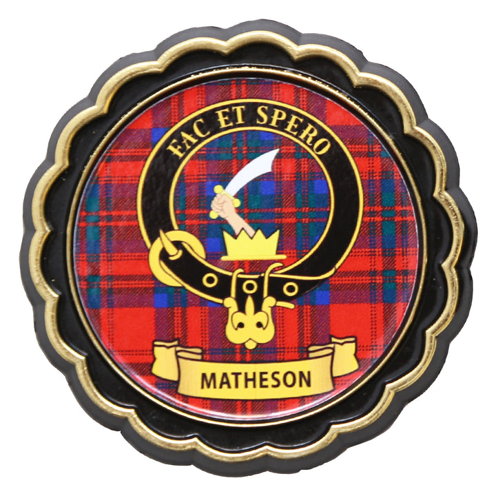 Clan Crest Fridge Magnet - Matheson