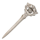 Matte Pewter Thistle Kilt Pin