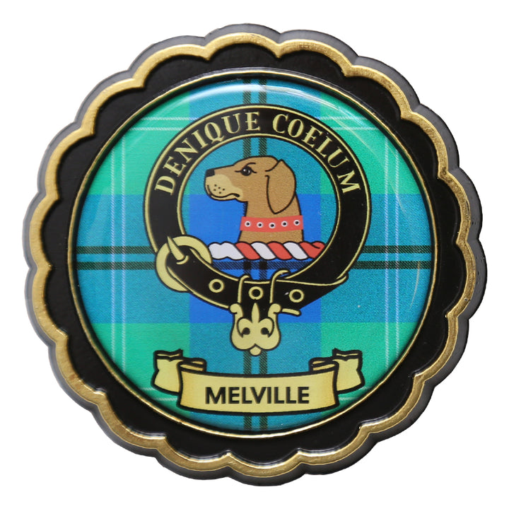 Clan Crest Fridge Magnet - Melville
