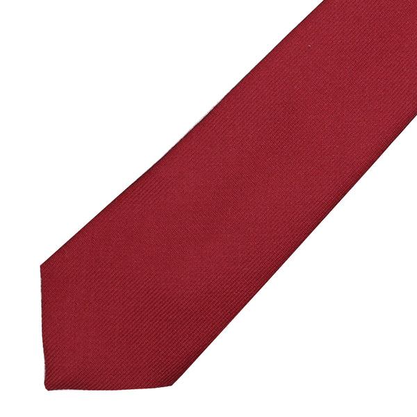 Men's Wool Tie - Muted Red