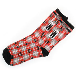 Mens Novelty Kilt Socks - Red