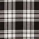 Menzies Black and White Tartan